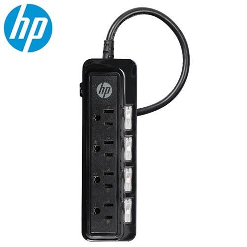 HP 四切四座電源延長線HP073GBBLK1.8TW【愛買】