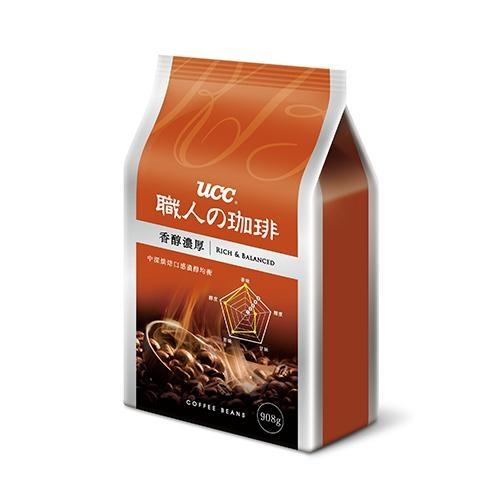 UCC 香醇濃厚咖啡豆908g【愛買】