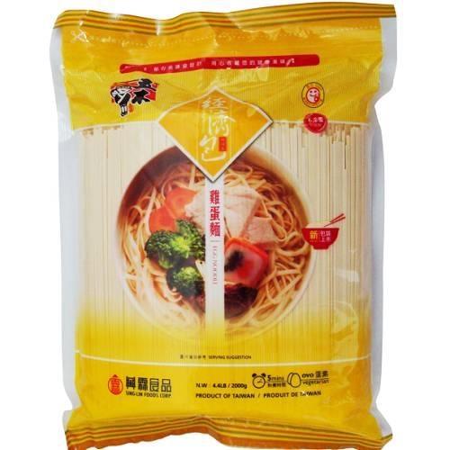 五木雞蛋麵經濟包2000g【愛買】