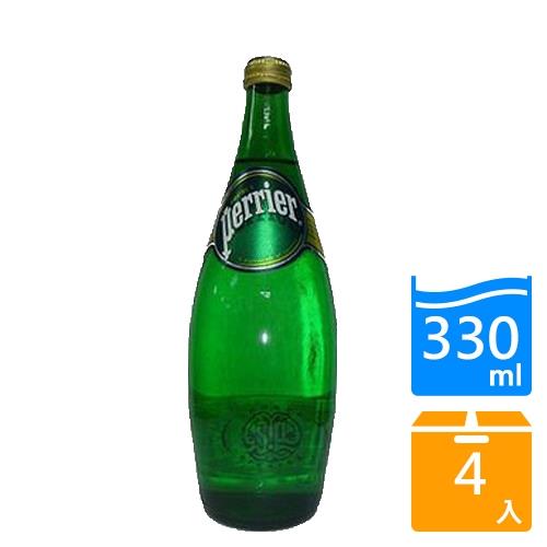 法國Perrier氣泡礦泉水330ml x4【愛買】