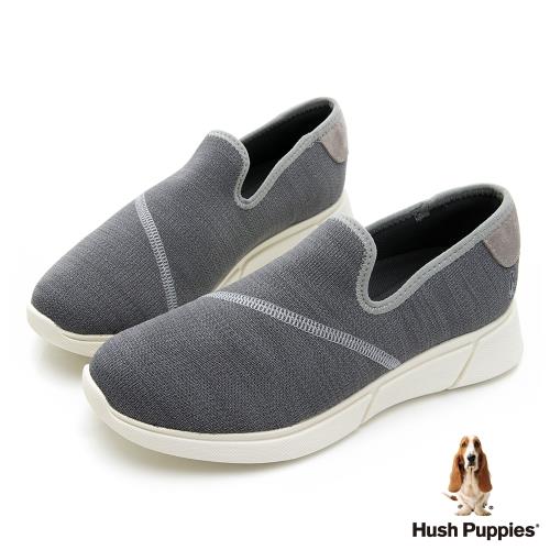 Hush Puppies 超人氣彈力輕量休閒鞋 女鞋-灰色
