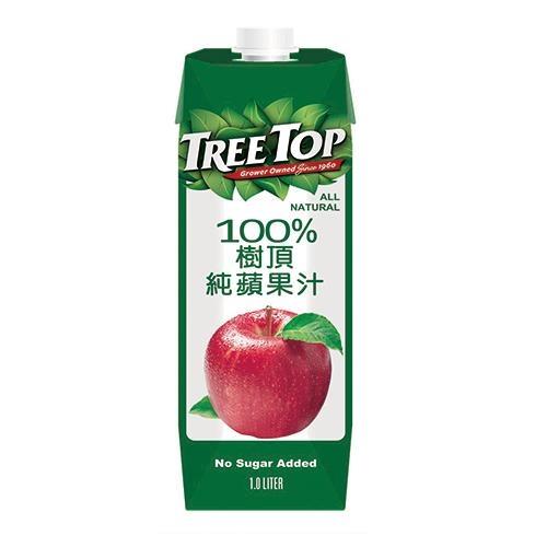樹頂TreeTop100%蘋果汁1000ml【愛買】