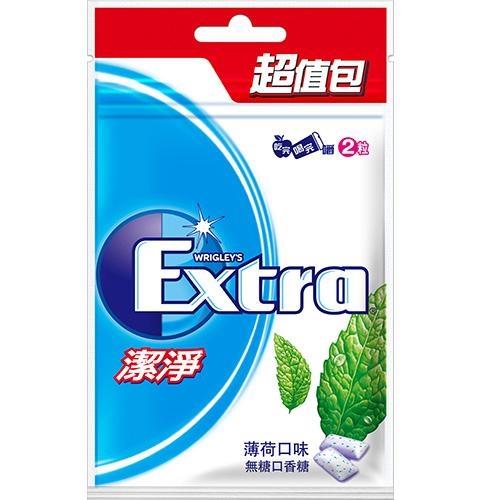 EXTRA潔淨無糖口香糖超值包62g【愛買】