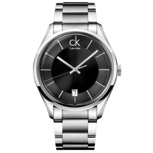 【瑞士 CK手錶 Calvin Klein】經典時尚 簡約風格男腕錶 中性錶 不銹鋼錶帶 礦物抗磨玻璃 日常生活防水(K2H21104)