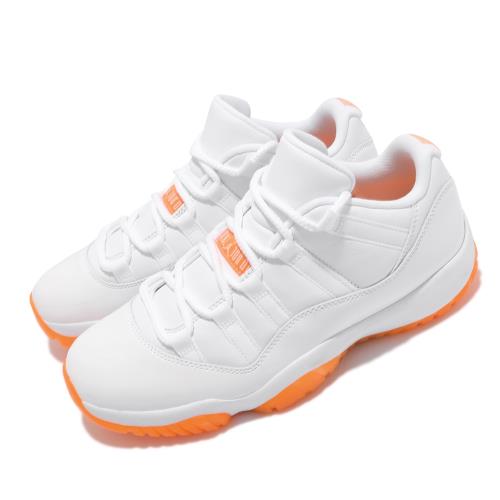 Nike 籃球鞋 Air Jordan 11 運動 男女鞋 經典 復刻 喬丹 舒適 情侶穿搭 白 橘黃 AH7860139 [ACS 跨運動]