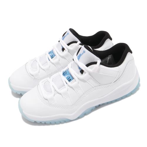 Nike 休閒鞋 Jordan 11 Retro 童鞋 經典款 喬丹 復刻 皮革 中童 穿搭 白 藍 505835117 505835-117