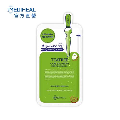MEDIHEAL 美迪惠爾 茶樹舒緩護理保濕導入精華面膜 3片/盒