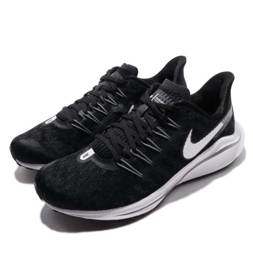 Nike 慢跑鞋 Zoom Vomero 14 運動 女鞋 氣墊 避震 路跑 健身房 透氣 舒適 黑 白 AH7858-010 [ACS 跨運動]