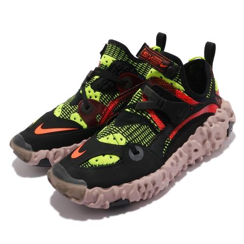 Nike 休閒鞋 Overreact Flyknit 男鞋 海外限定 ISPA 襪套 都市機能 穿搭 黑 黃 CD9664001 [ACS 跨運動]