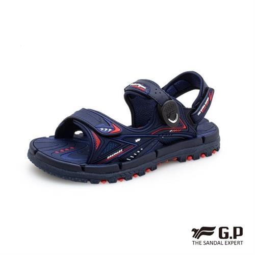 G.P 越野休閒涼拖鞋G1682-藍紅色(SIZE:37-44 共二色) GP