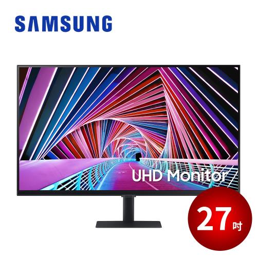 (贈7-11禮券)SAMSUNG 27吋 S7 UHD 高解析度平面顯示器 (ENERGY STAR) S27A700NWC 