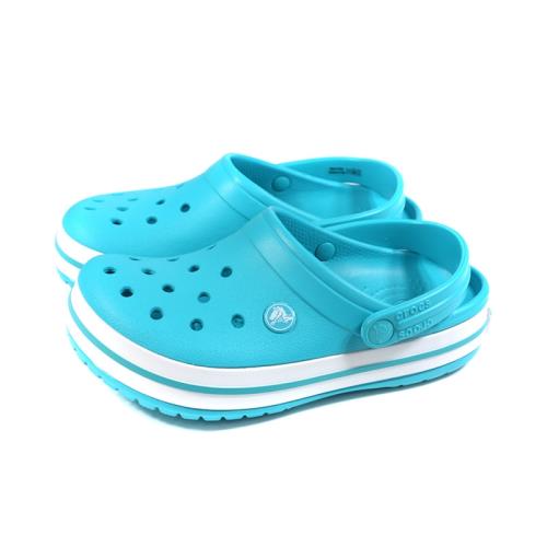 Crocs 休閒鞋 涼鞋 防水 水藍色 男女鞋 11016-4SL no036