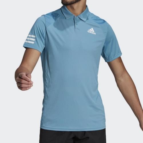 Adidas TENNIS CLUB 男裝 短袖 POLO衫 網球 休閒 吸濕排汗 透氣孔 藍【運動世界】GL5422