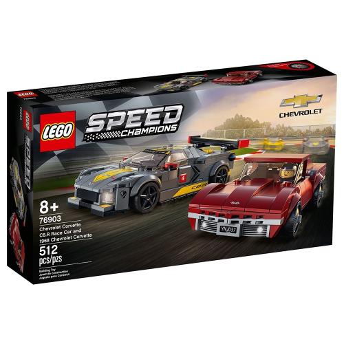 LEGO樂高積木 76903 202106 SPEED CHAMPIONS 系列 - 雪佛蘭科爾維特C8.R Race Car&1968雪佛蘭科爾維特