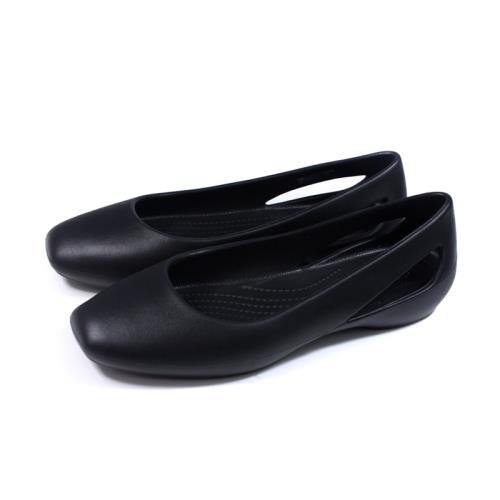Crocs sloane flat 方頭休閒鞋 平底鞋 黑色 女鞋 205873-001 no043