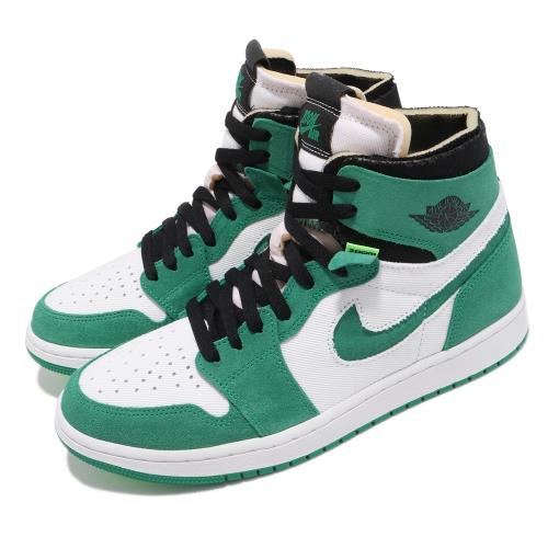 Nike 休閒鞋 Jordan 1 Zoom Air 男鞋 氣墊 舒適 避震 喬丹一代 穿搭 綠 白 CT0978300 [ACS 跨運動]