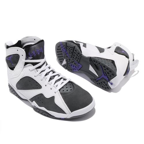 Nike 休閒鞋Air Jordan 7 Retro 男鞋經典款喬丹復刻質感球鞋穿搭白紫CU9307100 [ACS  跨運動]|休閒運動鞋|Her森森購物網