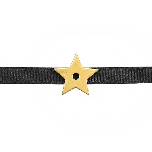 Christian Dior CD LOGO可調動式星星造型頸鍊.黑