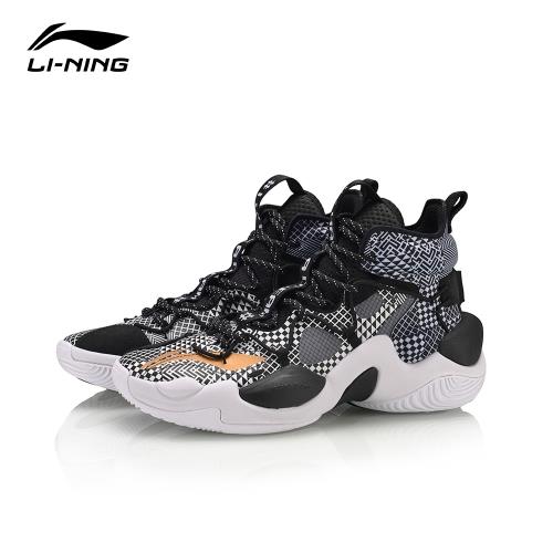 LI-NING 李寧 空襲 VI Premium 籃球鞋 黑白格紋 ABAQ011-4M