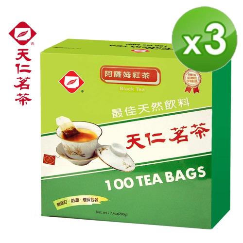 【天仁茗茶】阿薩姆紅茶鋁箔防潮包100入x3盒