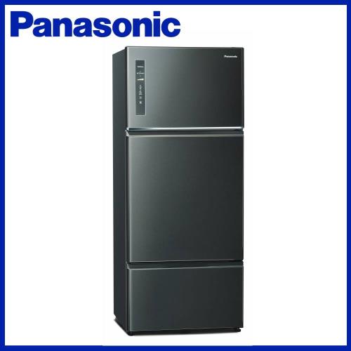 Panasonic 國際牌 481L一級能效 三門變頻冰箱(晶漾黑)NR-C481TV-K-庫(G)