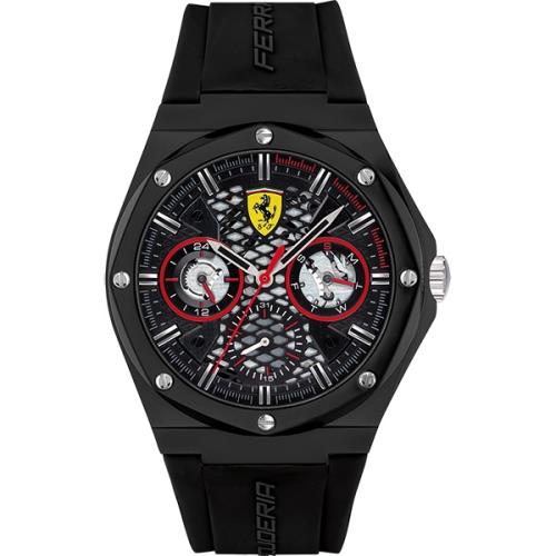 Scuderia Ferrari 法拉利 ASPIRE 奔馳日曆八角手錶-44mm(0830785)