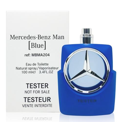 MERCEDES BENZ  MAN BLUE 賓士紳藍爵士男性淡香水 100ml (Tester環保紙盒版)