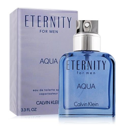 Calvin Klein CK Eternity AQUA 永恆之水男性淡香水(100ml)-國際航空版