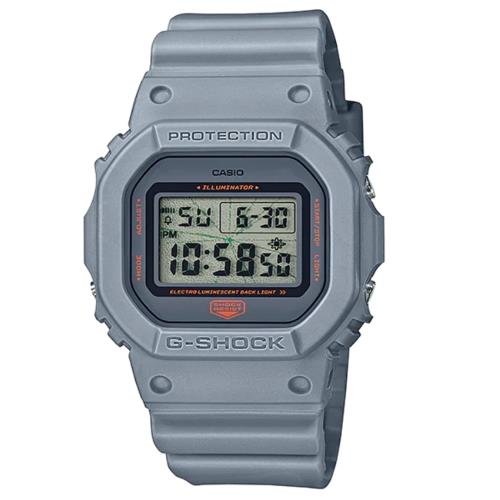 CASIO G-SHOCK 方形數位錶面 YOSHIROTTEN 特別合作設計運動錶 DW-5600MNT-8
