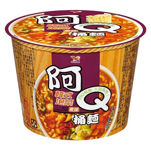 統一 阿Q桶麵韓式泡菜風味(102G/3桶)【愛買】