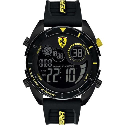 Scuderia Ferrari 法拉利 Forza 極限競速 多功能電子錶(0830552)