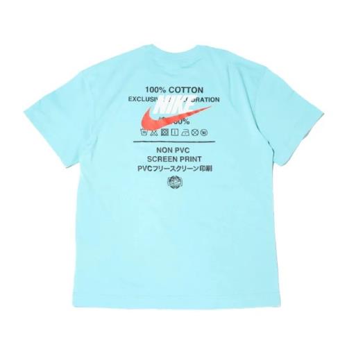 NIKE 日本限定 NIKE GEL SS TEE OFF-WHITE 藍色 短袖T DA1490400【TOP QUEEN】