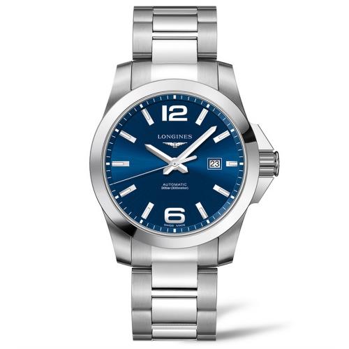 LONGINES 浪琴 征服者系列 經典大錶徑機械腕錶 L37784966 / 43mm