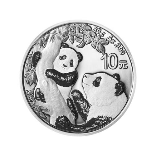 【台灣大洋金幣】2021 熊貓30克投資紀念銀幣