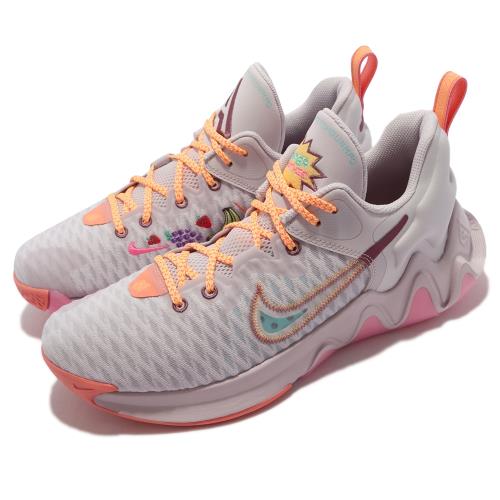 Nike 籃球鞋 Giannis Immortality 男鞋 字母哥 希臘怪物 避震 包覆 水果圖案 粉紫 彩 DH4528-500