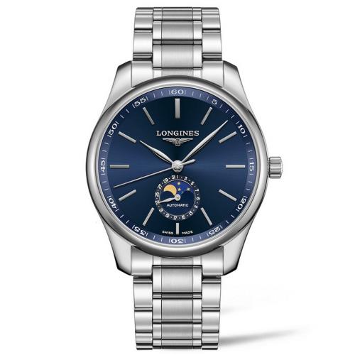 LONGINES 浪琴 巨擘系列 經典太陽紋月相機械腕錶 L29194926 / 42mm