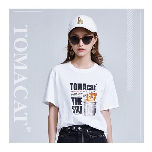 【TOMAcat】番茄貓T-shirt系列-桶子橘貓