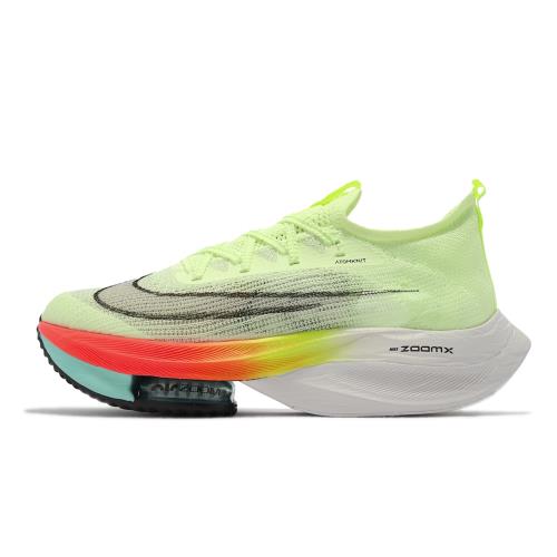 Nike Air Zoom Alphafly Next% 男鞋慢跑鞋氣墊避震包覆科技泡棉路跑黃