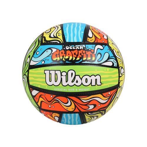 WILSON 沙灘排球-海洋款#5-訓練 室外 戶外 5號球 威爾森