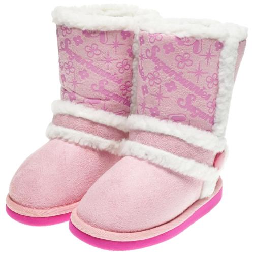 日本進口兒童保暖雪靴三麗鷗蜜糖兔靴子雪靴15cm 680963【卡通小物】