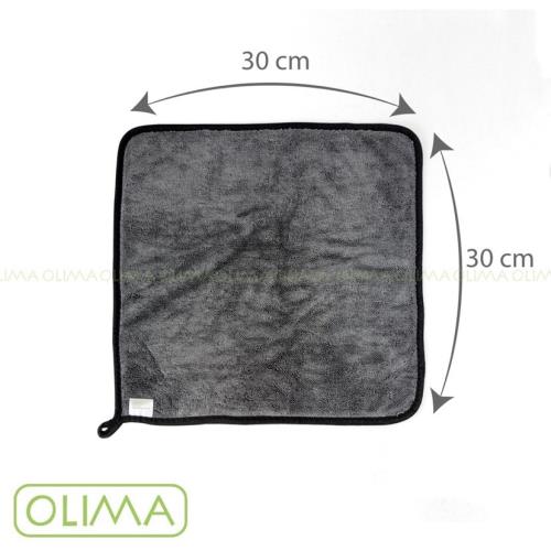 OLIMA 超強吸水蝌蚪布30x30cm【灰色】