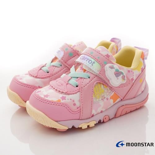 MOONSTAR日本月星- 玩耍速乾公園鞋款(CRC22954粉-15-19cm)