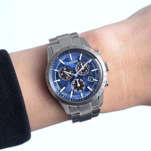 CITIZEN 星辰 東京日本 ‧ 藍萬年曆光動能時尚腕錶-BL5590-55L/39.5mm