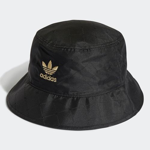 【現貨】Adidas FOR HER 帽子 漁夫帽 流行 休閒 黑 金【運動世界】H09036