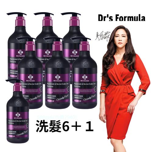 《台塑生醫》Dr’s Formula 強健逆齡喚黑洗髮精580g (6+1入組)