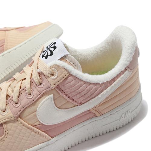 Nike 休閒鞋Air Force 1 07 LXX 女鞋經典款內襯絨毛拼接鞋面舒適穿搭粉