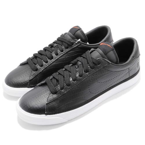 Nike 休閒鞋 Tennis Classic AC 男鞋 皮革 鱷魚壓紋 藤原浩 閃電 黑白 857953001 [ACS 跨運動]