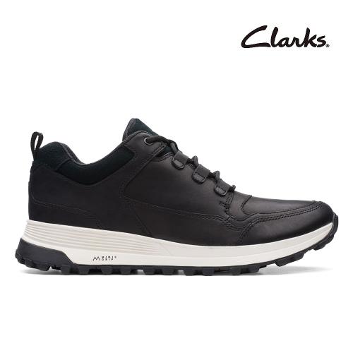 【Clarks】新機能主義-ATL Trek Lo 全地形全真皮休閒鞋 黑色(CLM63696C)