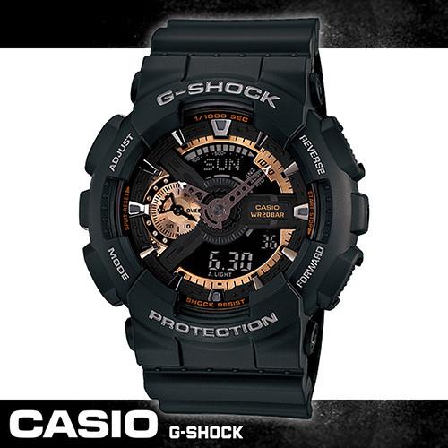 CASIO 卡西歐G-SHOCK 系列】大錶面-多層次錶盤機械風(GA-110RG-1A