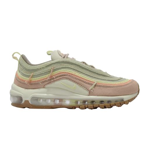 Nike 休閒鞋 Wmns Air Max 97 女鞋 氣墊 燈心絨 拼接 綠 粉紅 DQ5073-381 [ACS 跨運動]